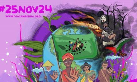 #25N24 Vía Campesina: ¡Basta de violencias, hambre y guerras!